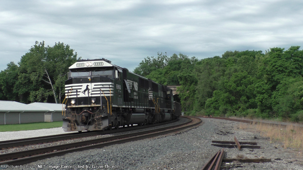 NS C54 rolls through Bridgewater.